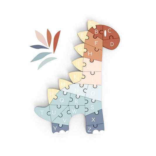 ABC Wooden Dino puzzle