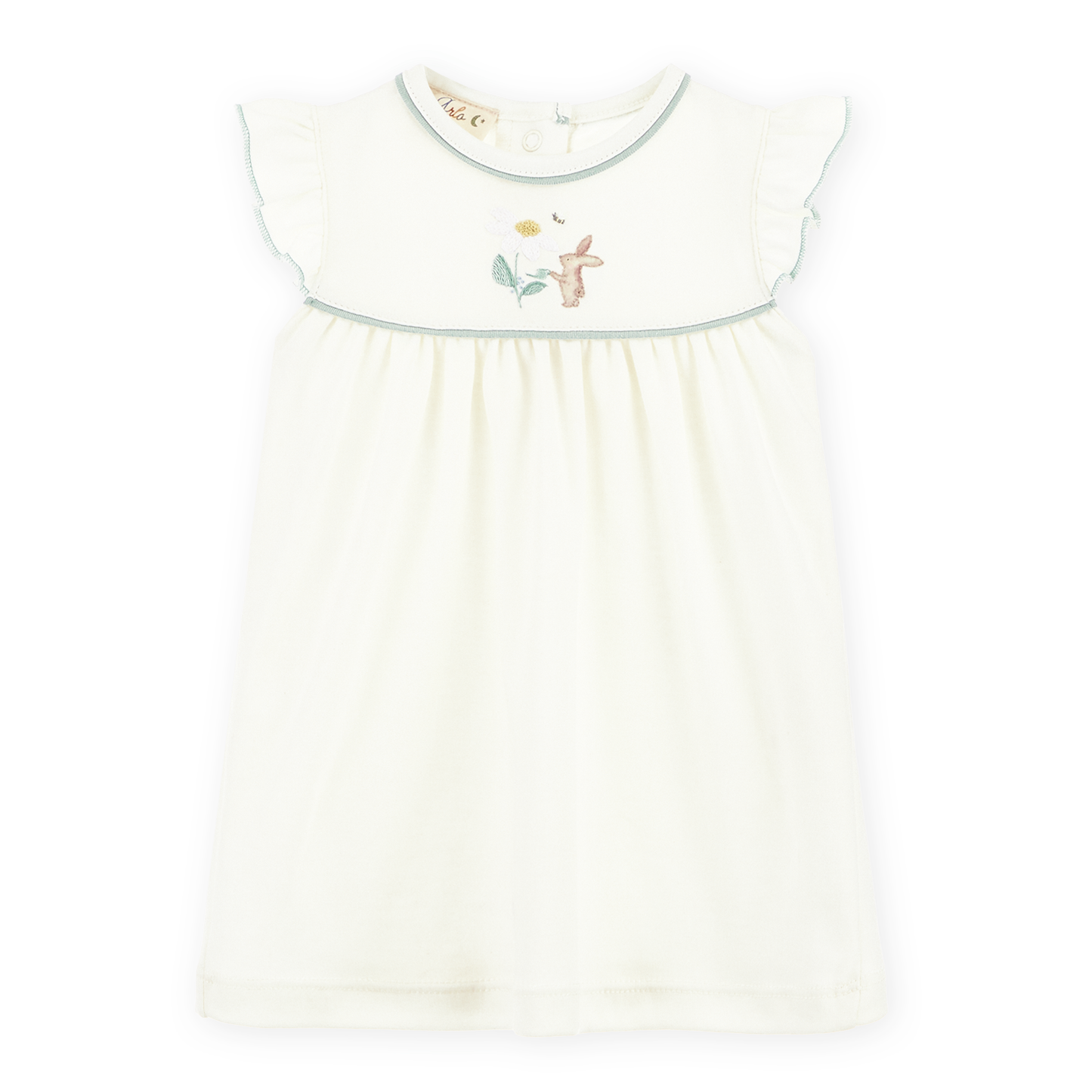 Bunny Embroidered Dress