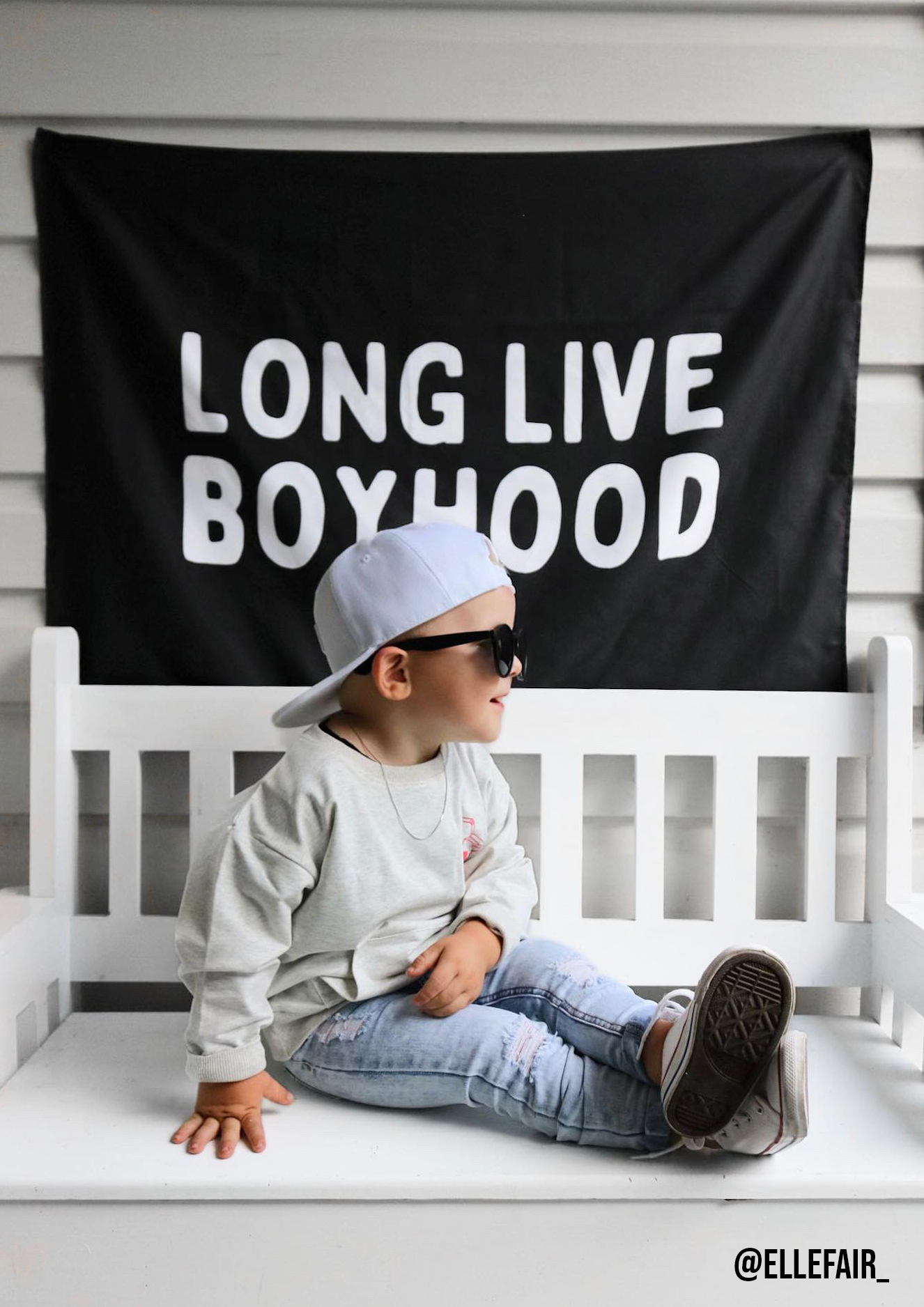 Long Live Boyhood Banner: Original 36x26"