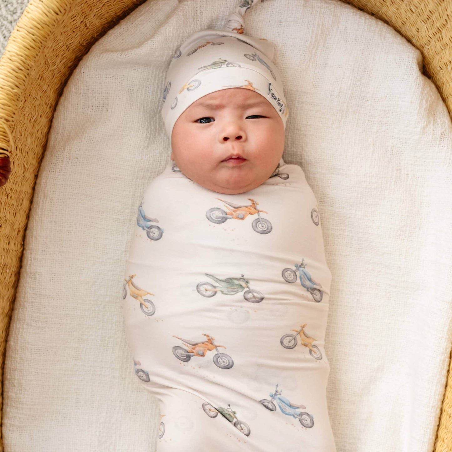 Copper Pearl - Knit Swaddle Blanket - Ryder