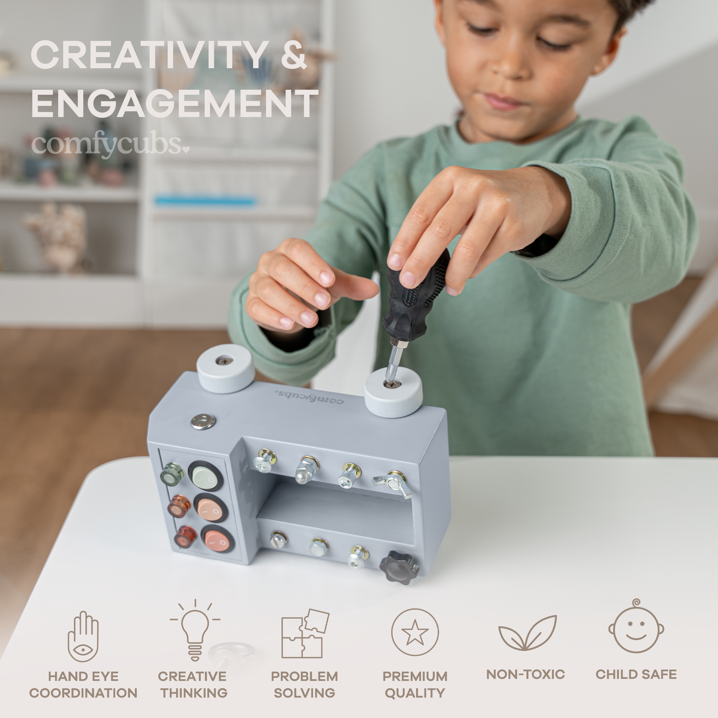 Busy Board Truck Toy Set