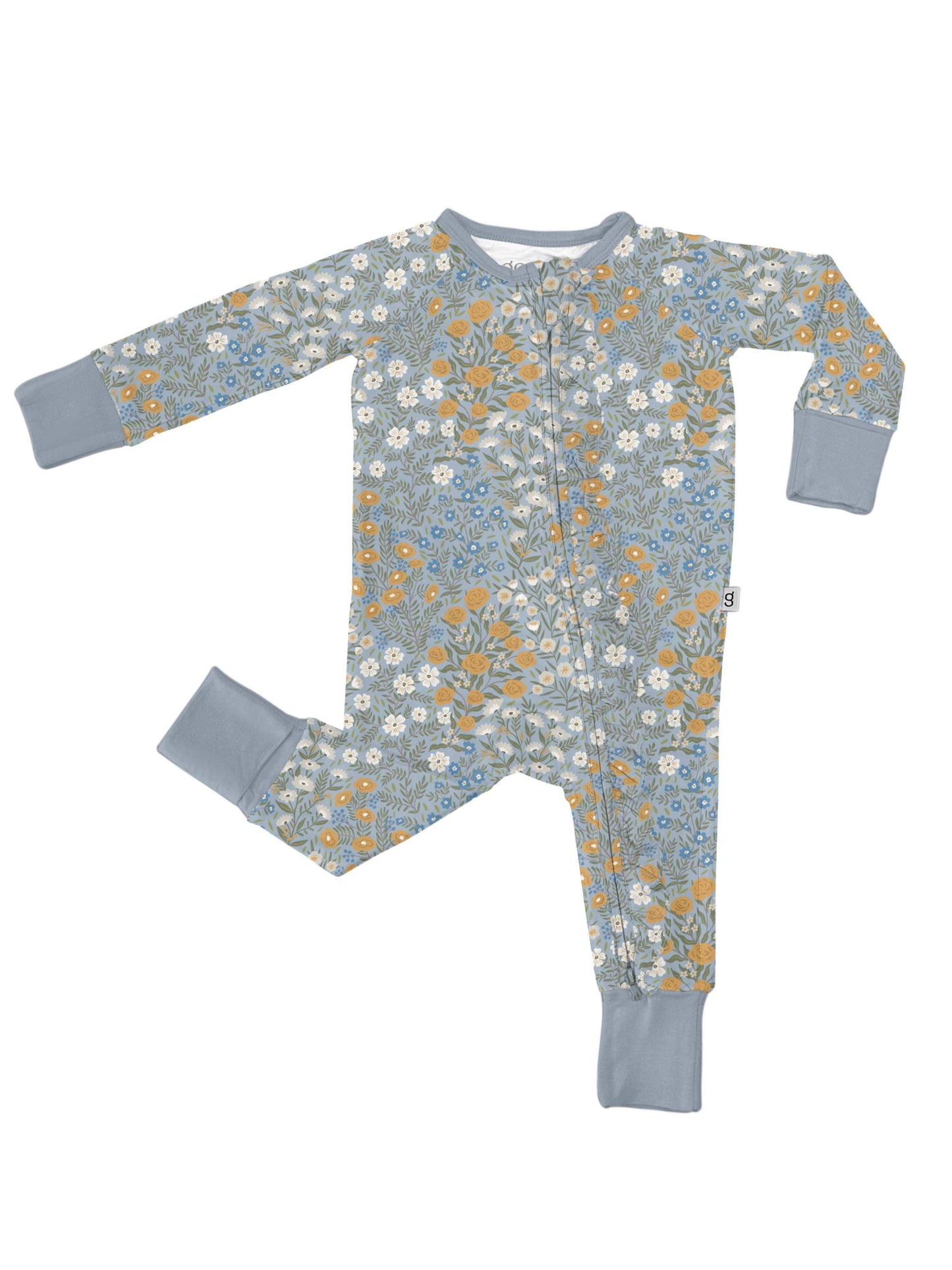 Blue Meadow Zip PJs