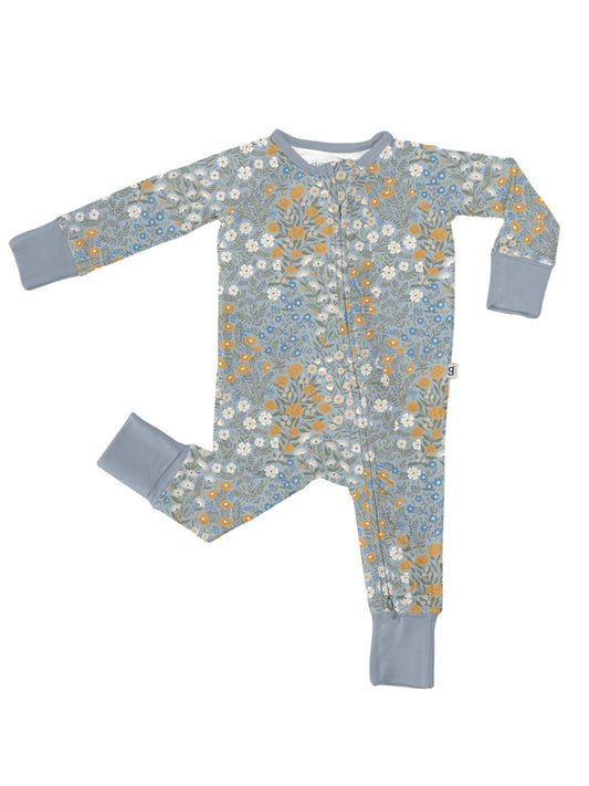 Blue Meadow Zip PJs