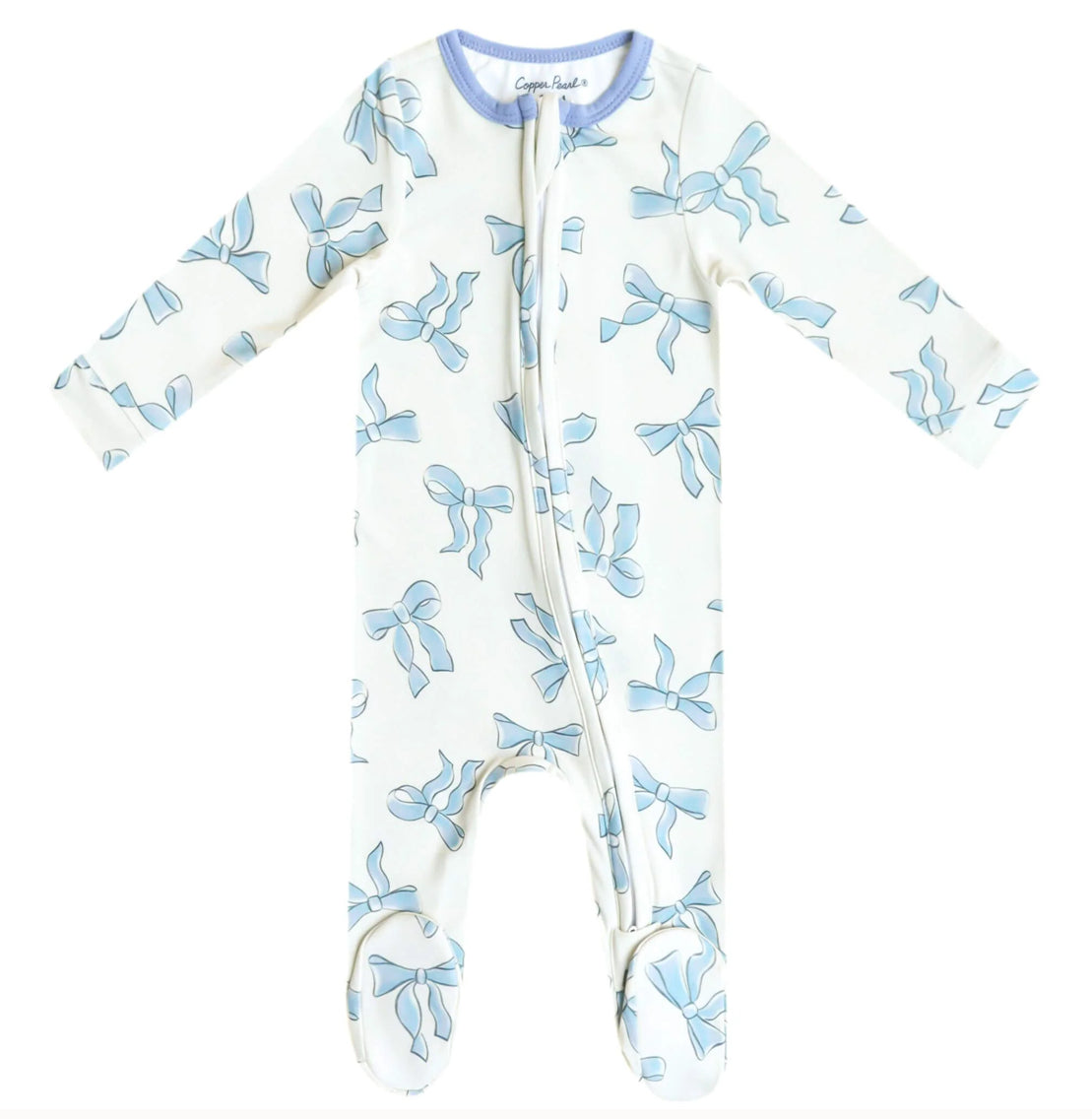 Zip Up Footie Pajama- Daphne