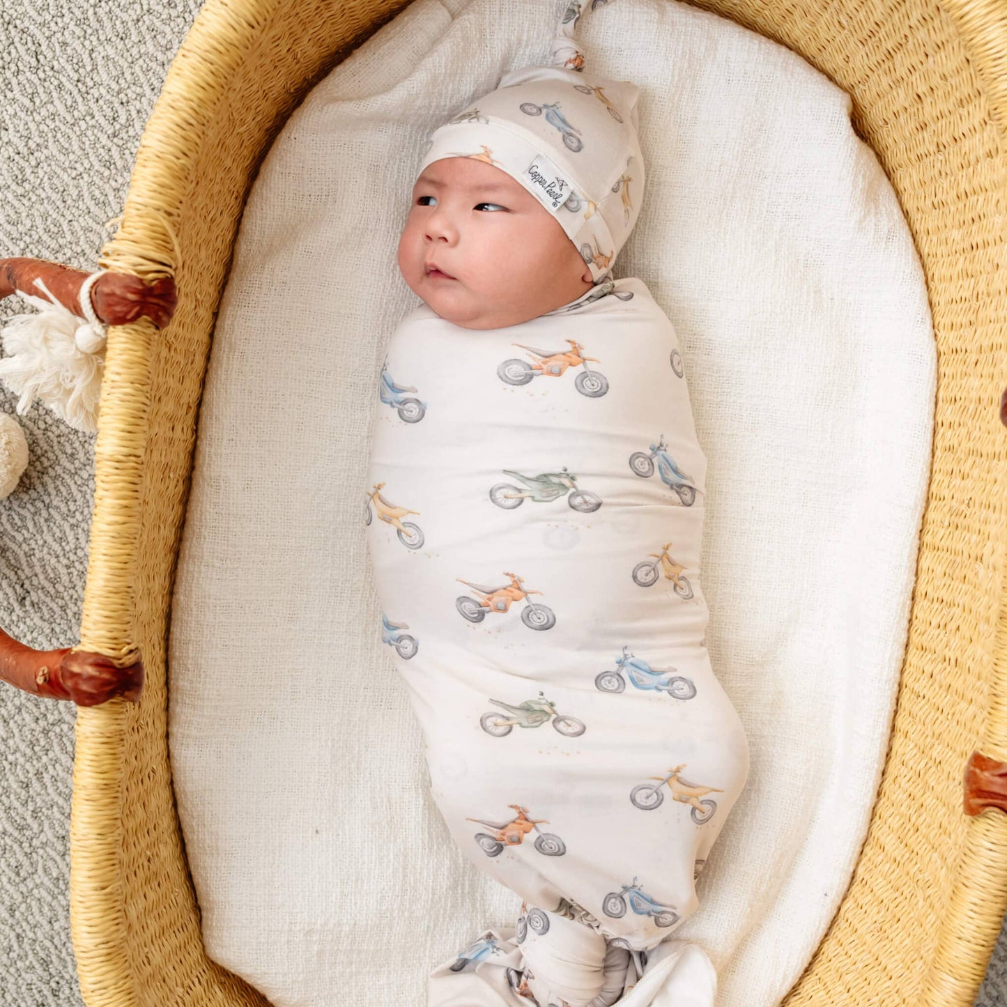 Copper Pearl - Knit Swaddle Blanket - Ryder