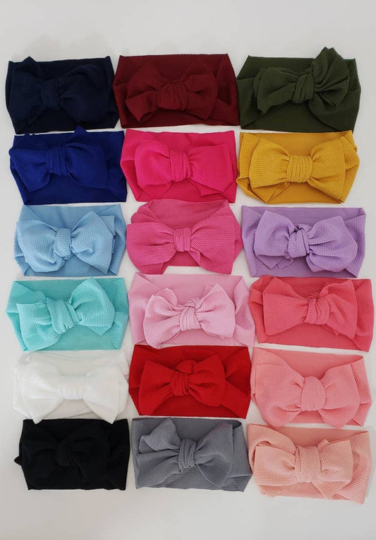 Clover Cottage - Waffle Head Wraps: Black