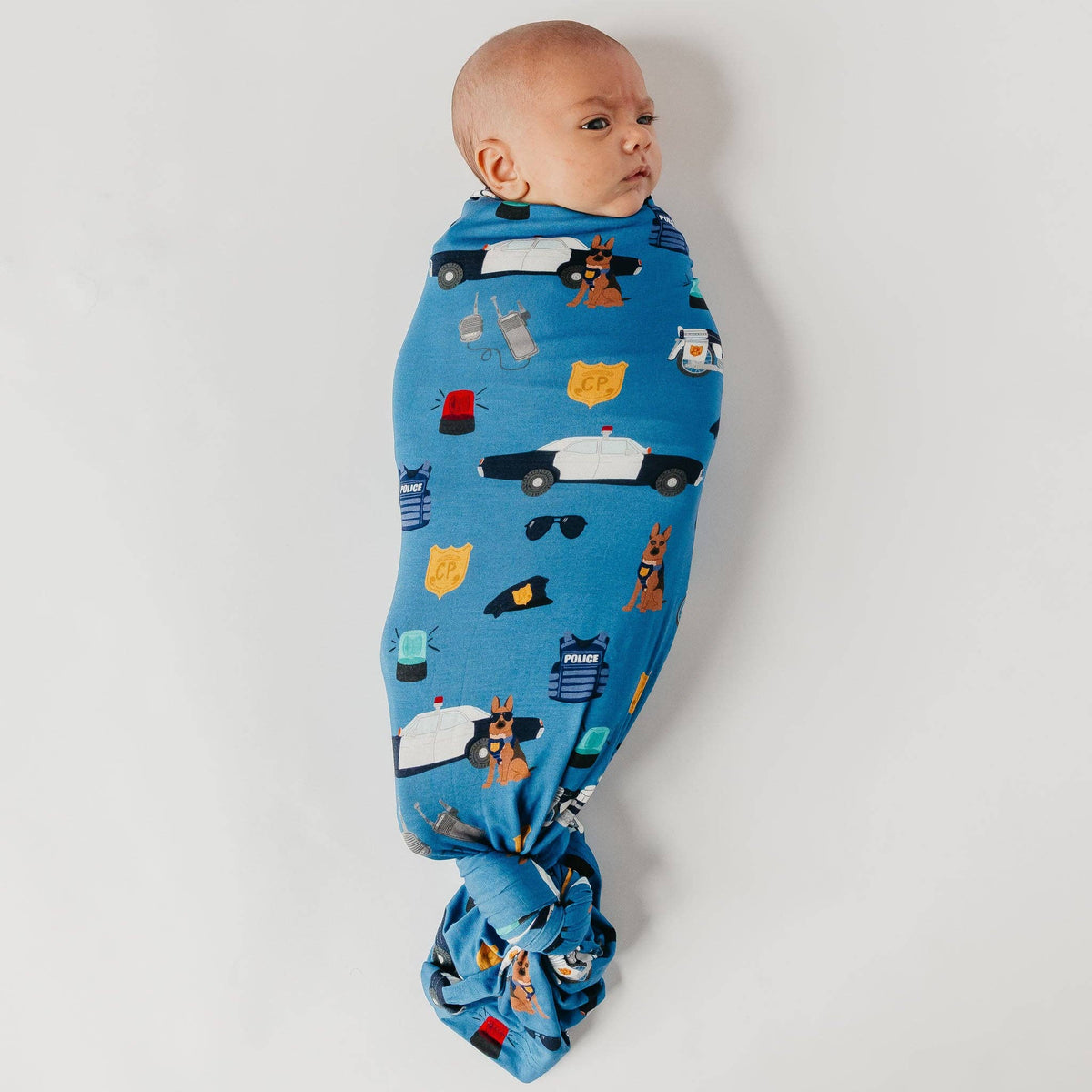 Copper Pearl - Bamboo Swaddle - Police Officer