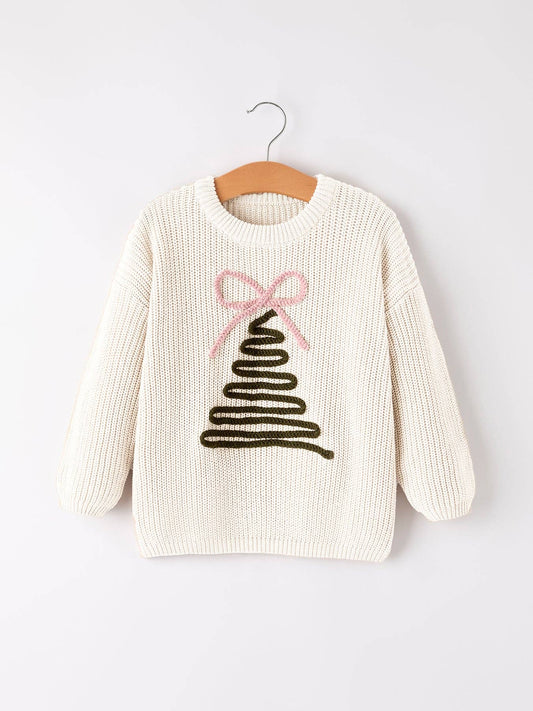 Christmas Girls Pullover Sweater