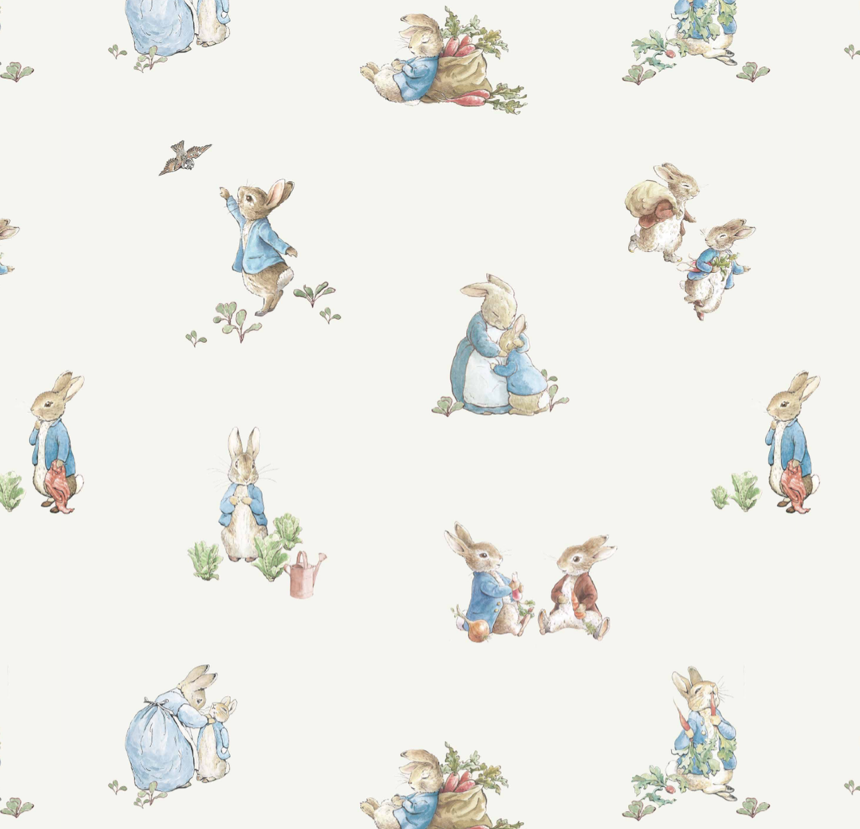 PETER RABBIT™ BAMBOO RAYON MUSLIN 2-PACK SWADDLES: Girl Pack