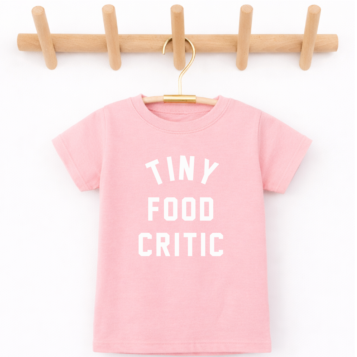 Tiny Food Critic Funny Toddler Shirt