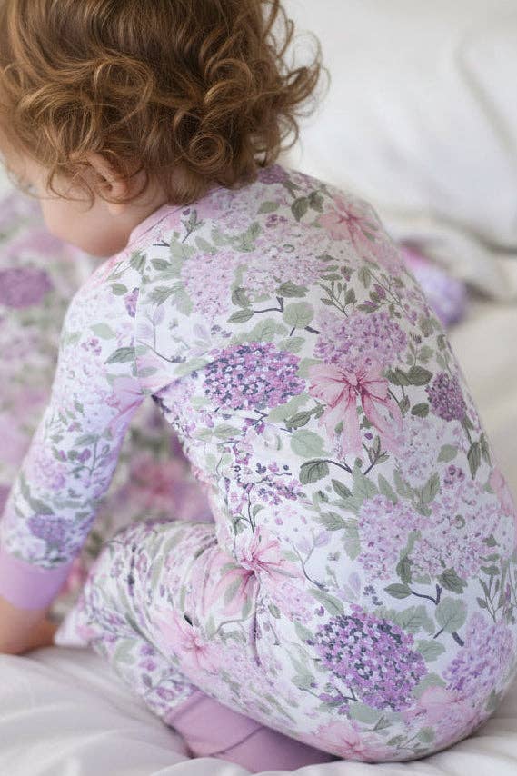 Convertible Zip Romper | Lavender Lullaby