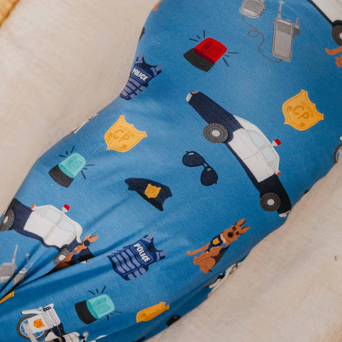 Copper Pearl - Bamboo Swaddle - Police Officer