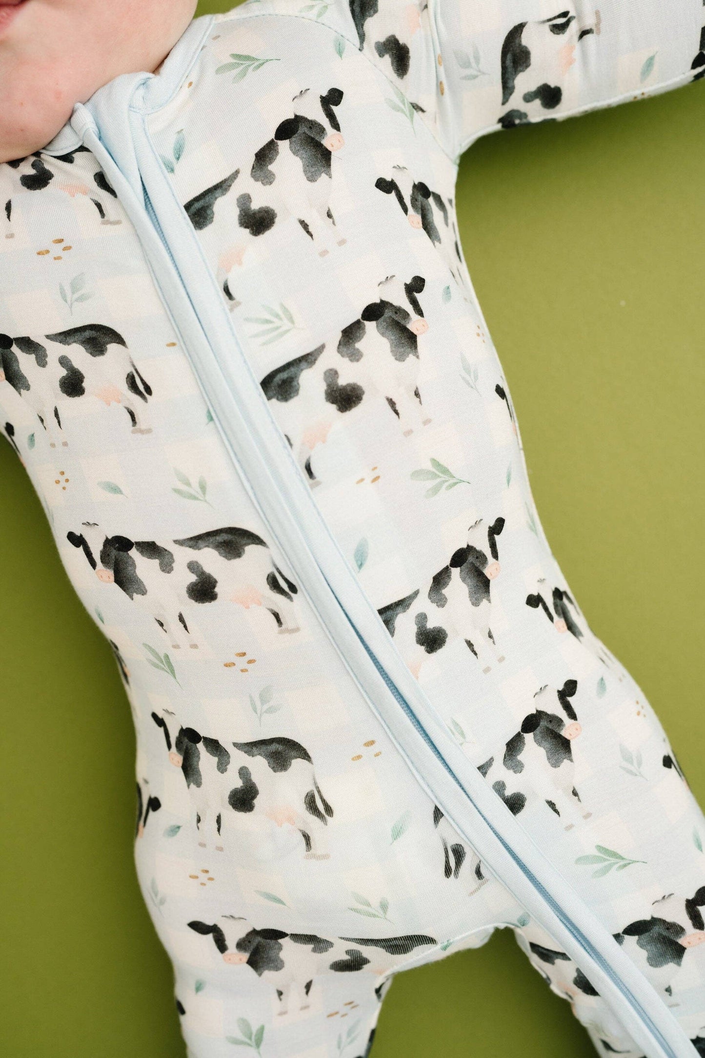 Little One Shop - Dairy Cow Bamboo Sleeper: Preemie