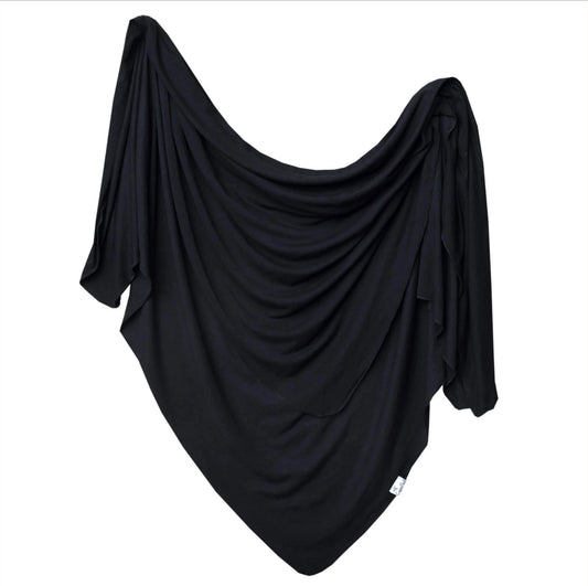 Black Basics Swaddle Blanket