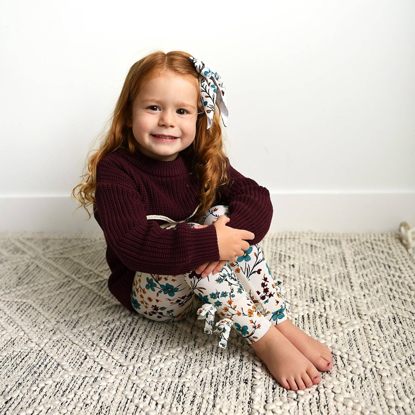 Maroon Bow Sweater