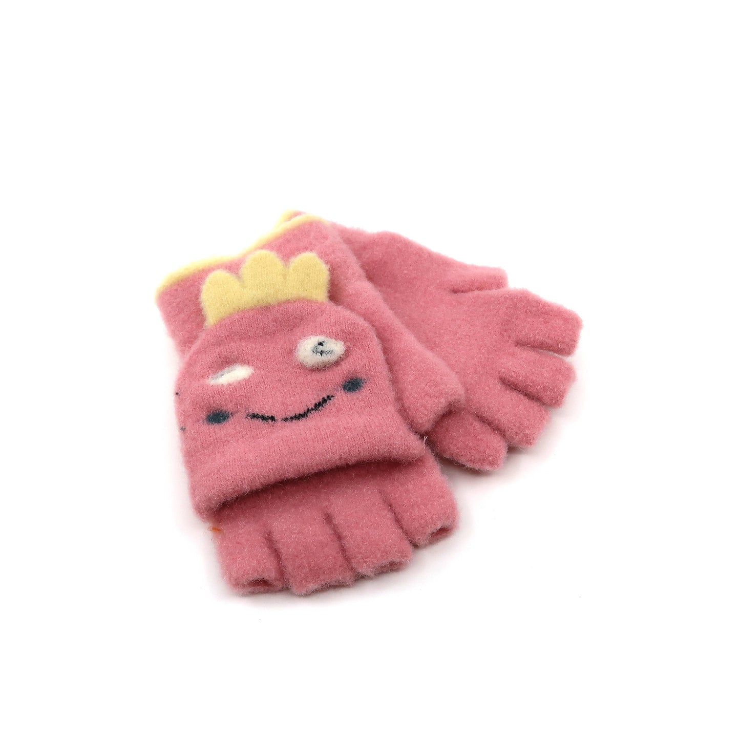 Kids Dino Knitted Gloves