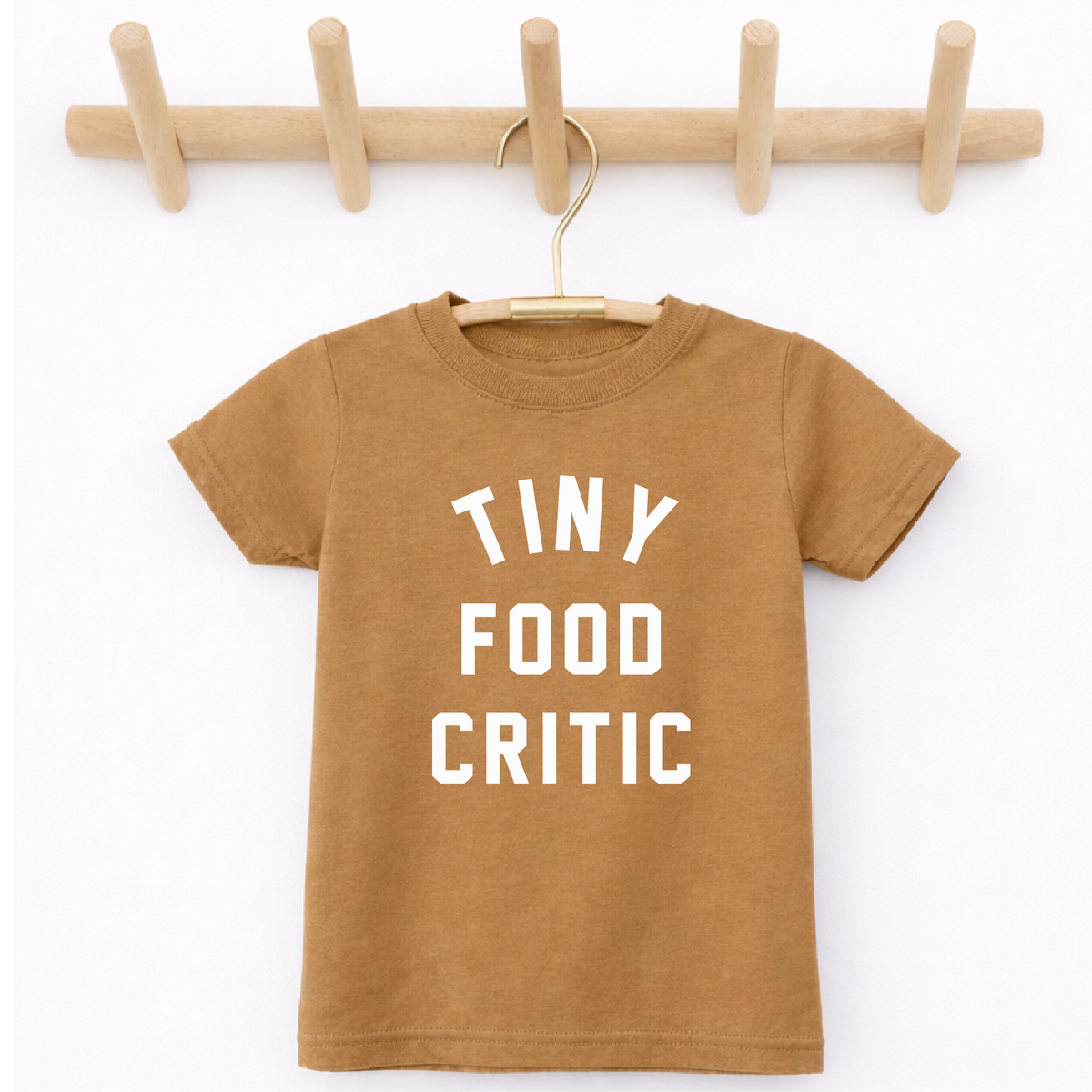 Tiny Food Critic Funny Toddler Shirt