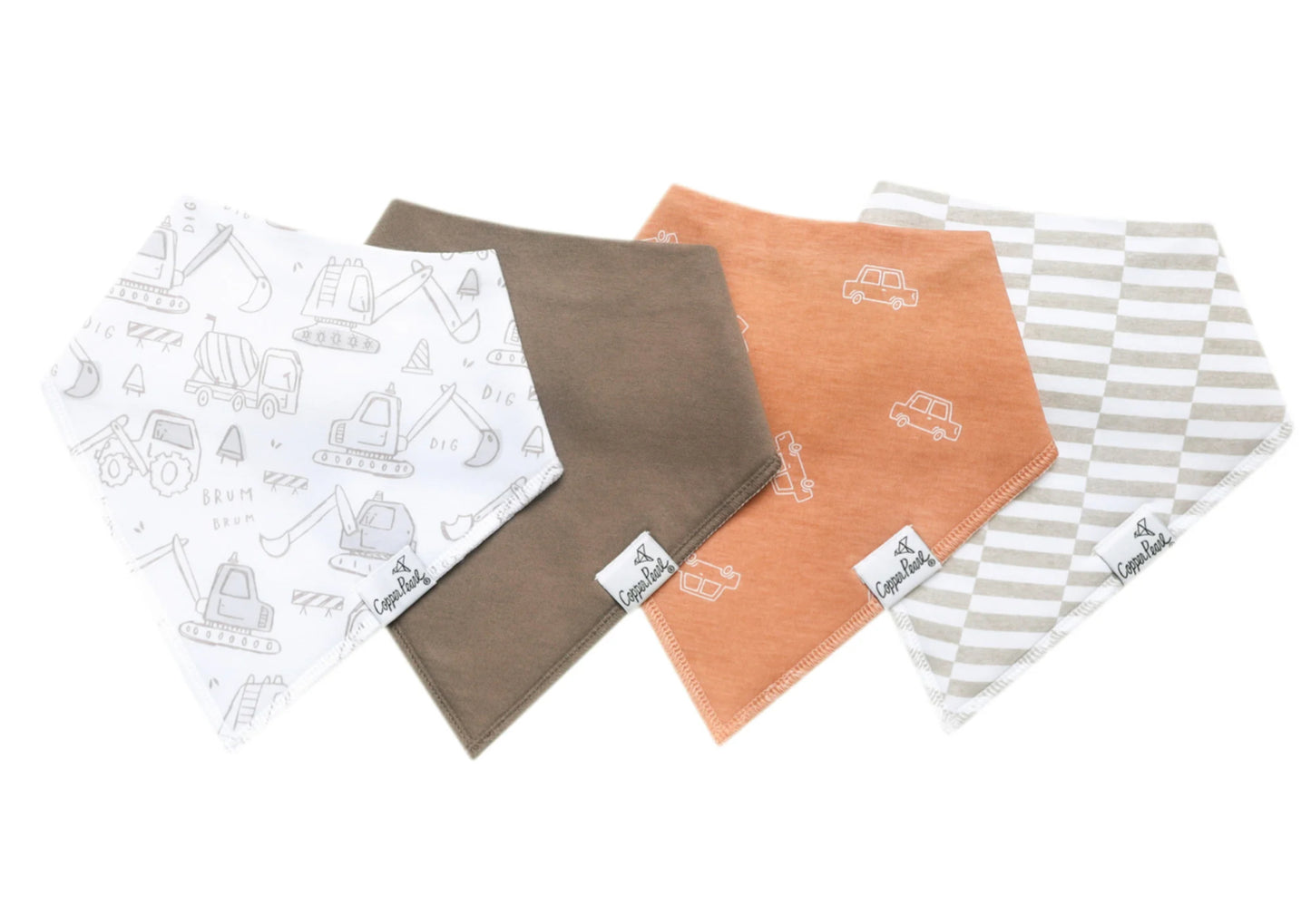 Gage Baby Bandana Bib Set (4-pack)