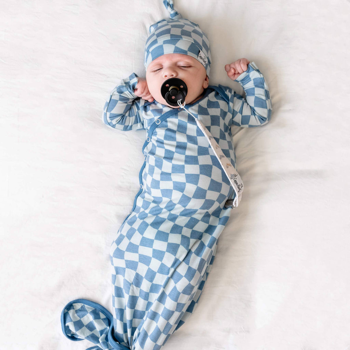 Copper Pearl - Newborn Knotted Gown - Miles