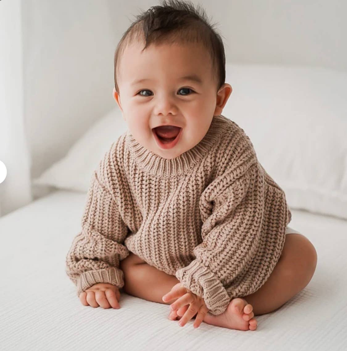 Oversized Chunky Braided Knit Sweater: Olive