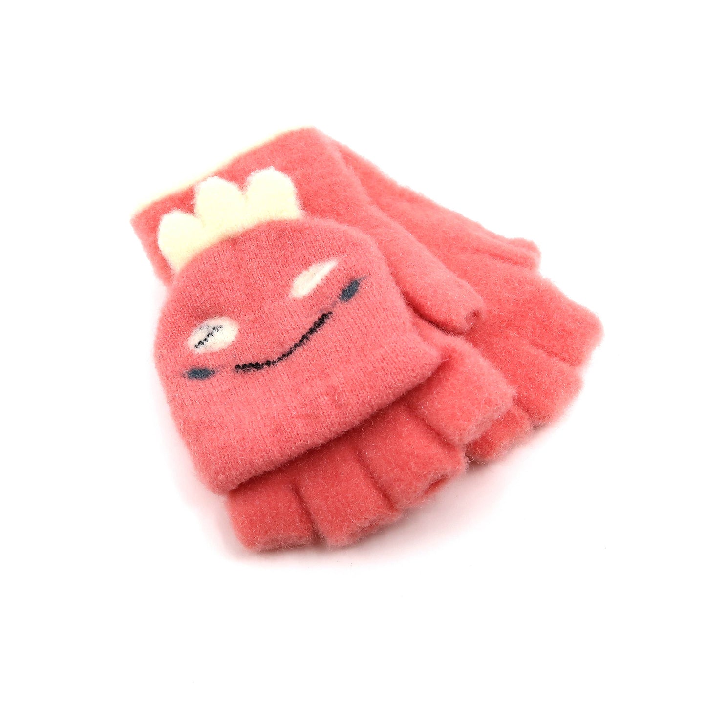 Kids Dino Knitted Gloves