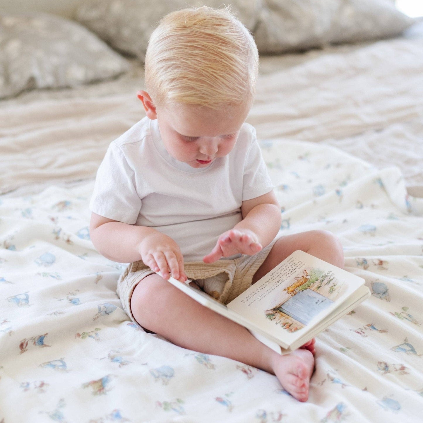 PETER RABBIT™ BAMBOO RAYON MUSLIN/LUSH BLANKETS