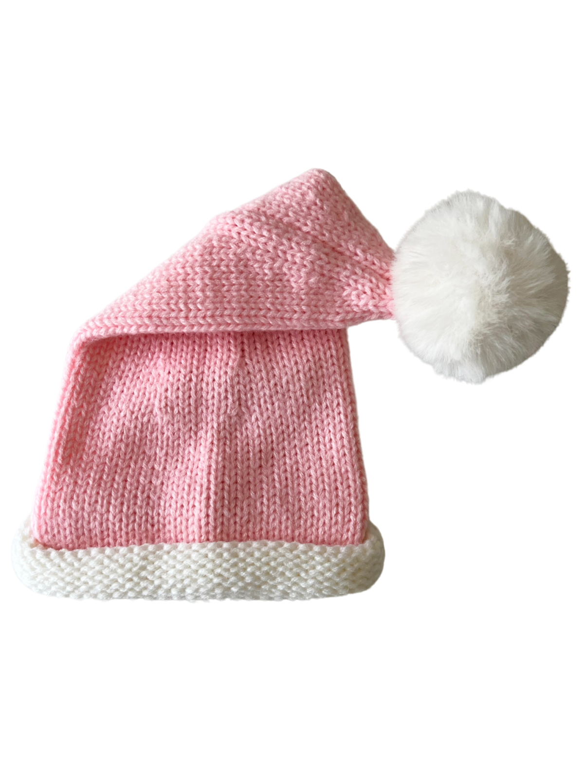 Santa Knit Hat,Pink