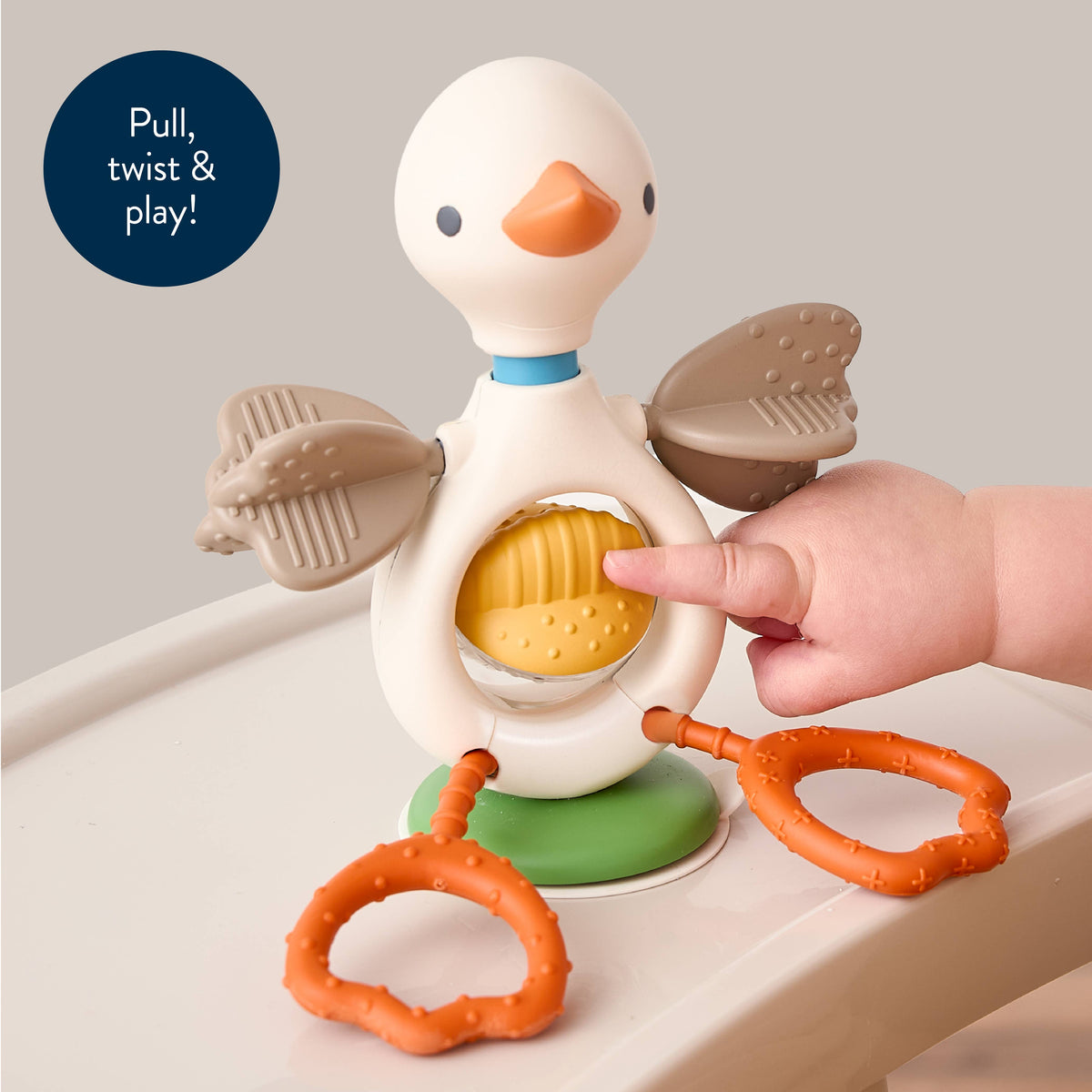 High Chair Sensory Toy Goose