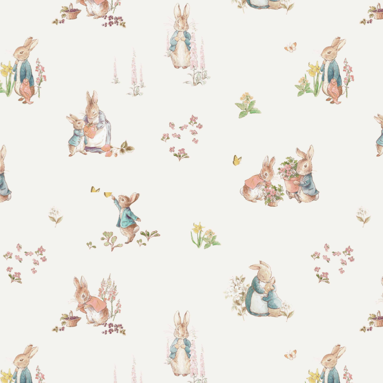PETER RABBIT™ BAMBOO RAYON MUSLIN 2-PACK SWADDLES: Girl Pack