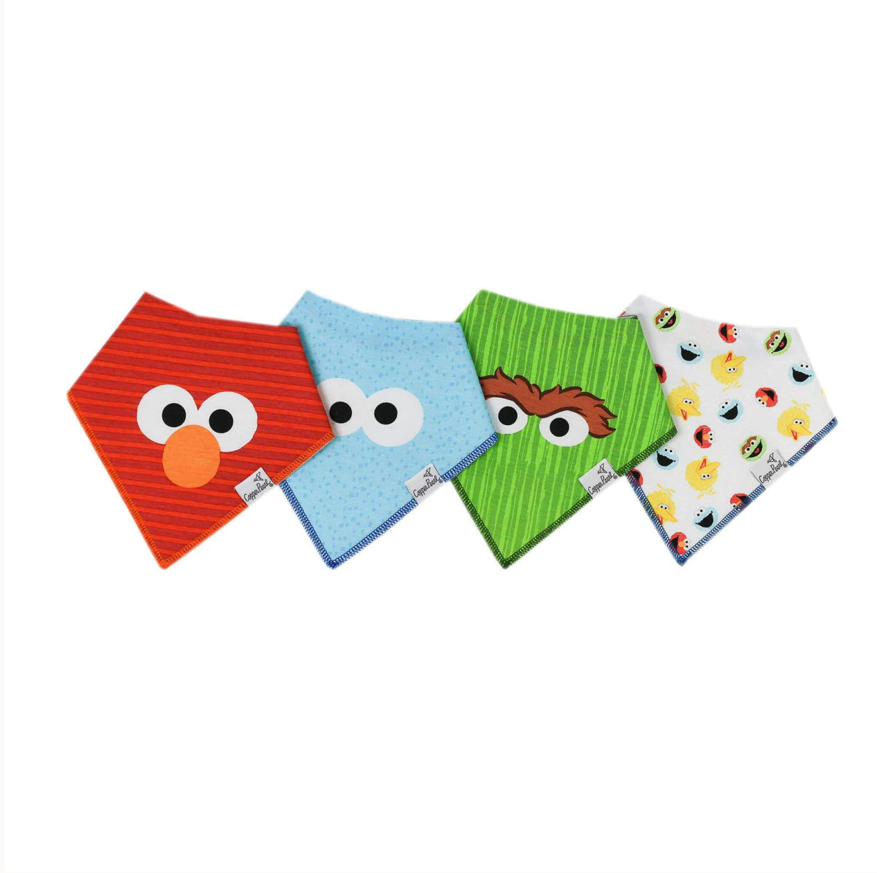 Elmo Bandana Bib Set (4-pack)