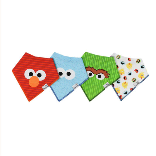 Elmo Bandana Bib Set (4-pack)