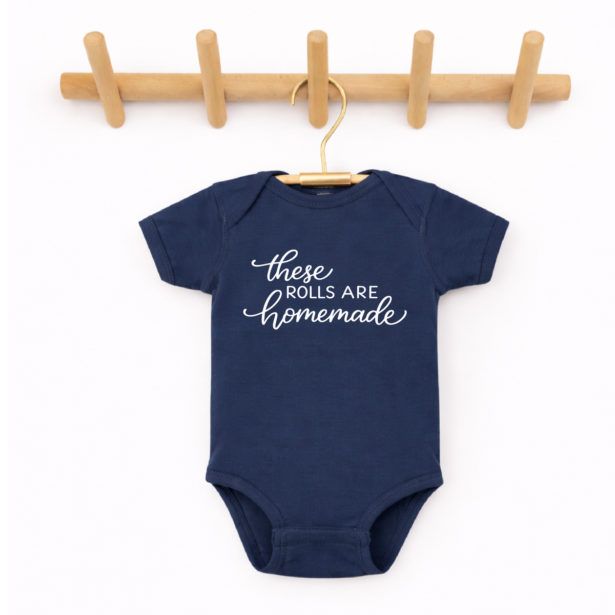 These Rolls Are Homemade Funny Baby Bodysuit