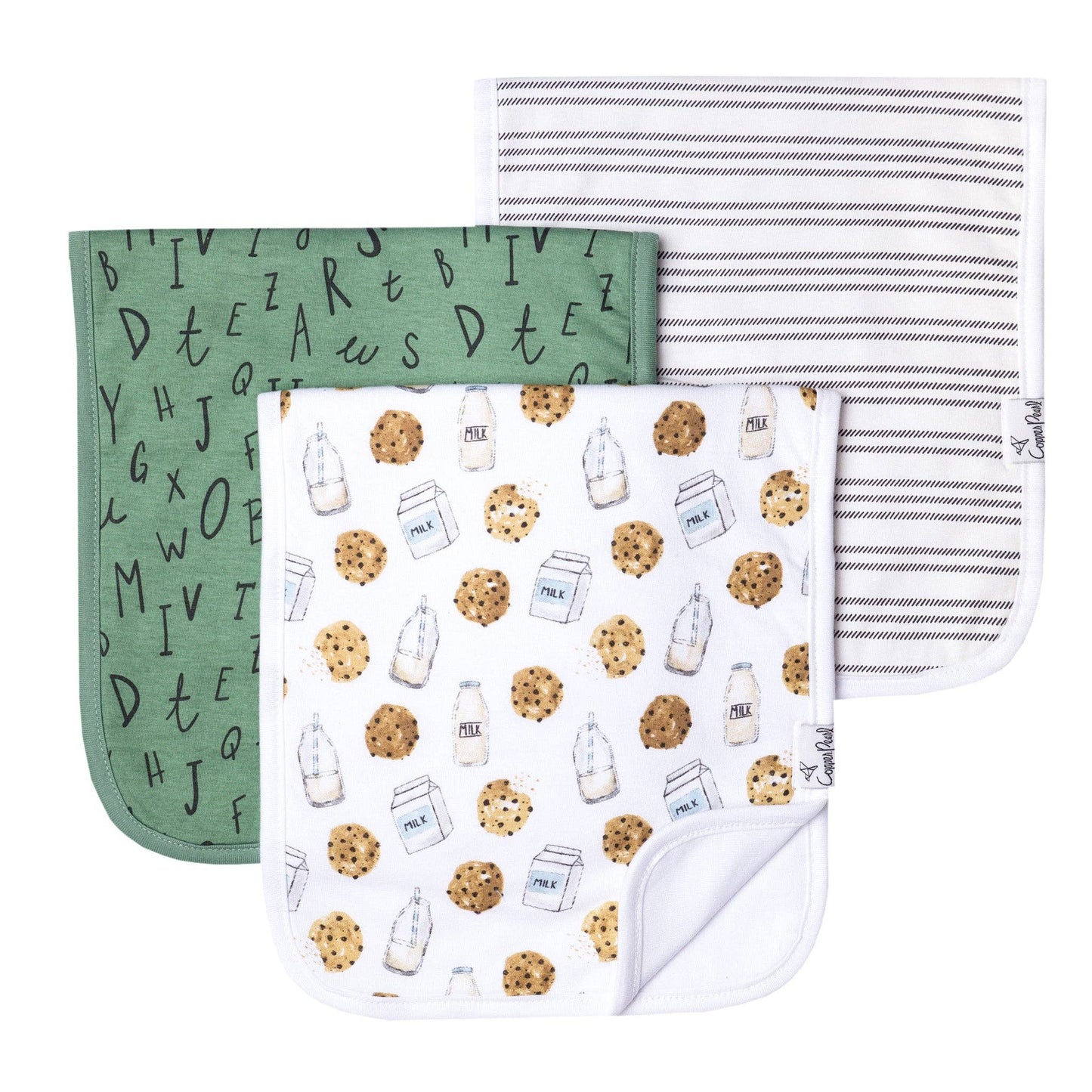 Premium Burp Cloths - Chip (3-pack)