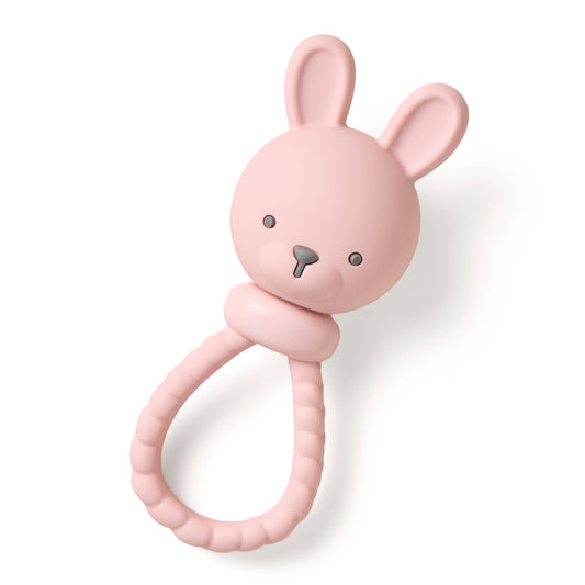 Itzy Ritzy - *NEW* Pink Bunny Sweetie Rattle™