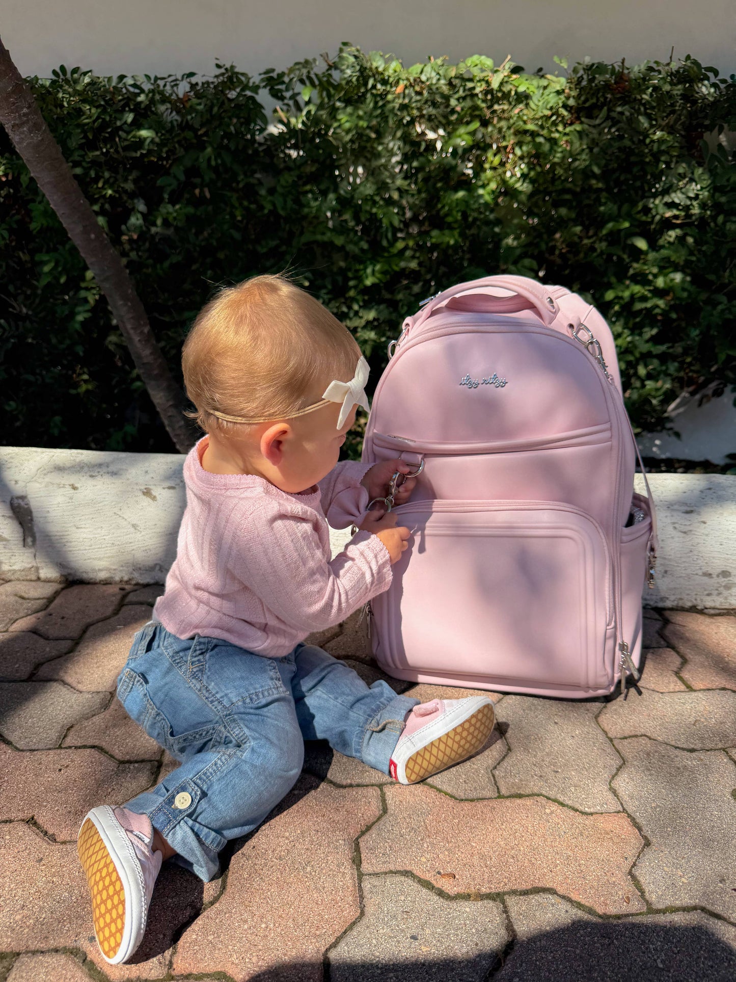 Ribbons & Roses Boss Plus™ Backpack Diaper Bag