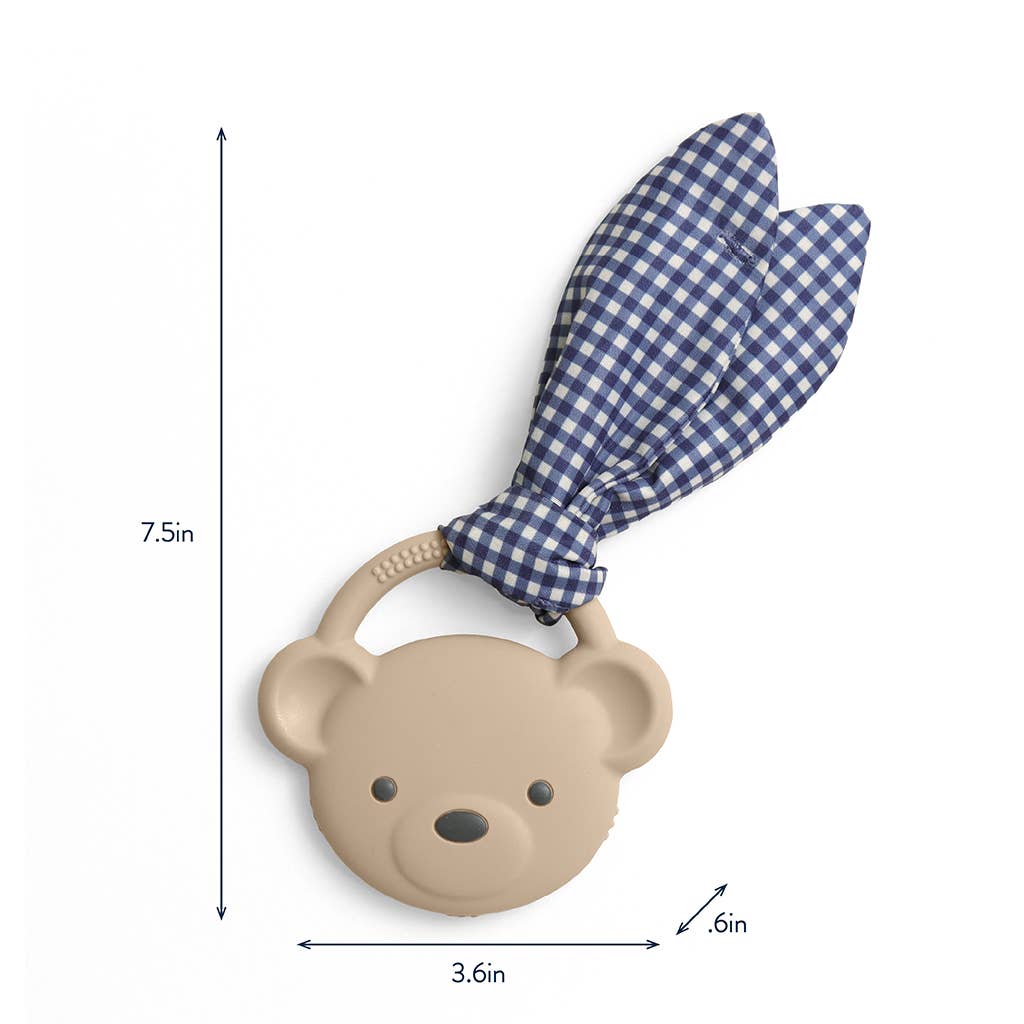 Crinkle Crew Taupe Bear