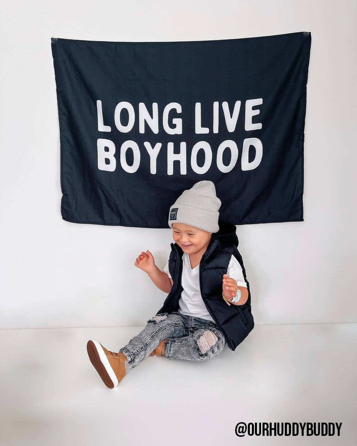 Long Live Boyhood Banner: Original 36x26"