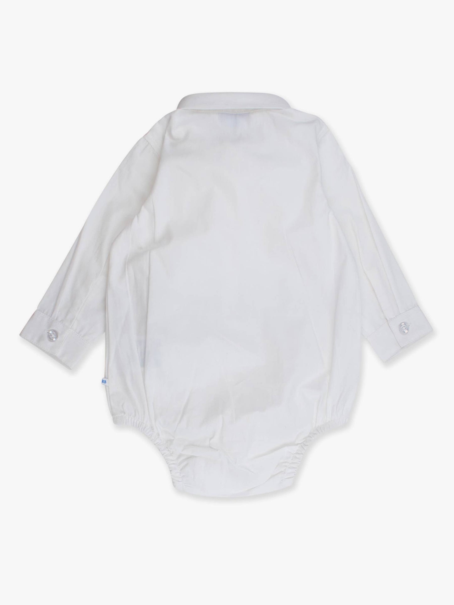 White Long Sleeve Button Down Bodysuit