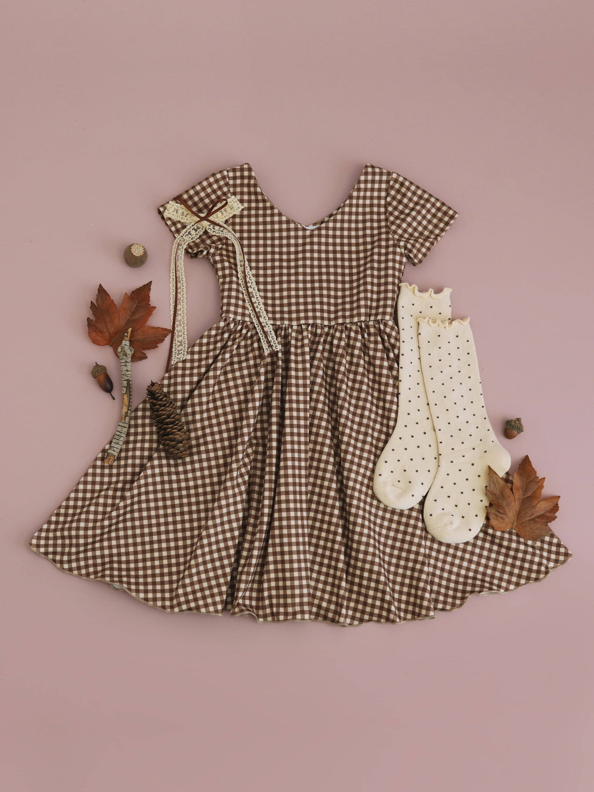 Dottie Knee Socks - Vanilla: 6-18 MONTHS