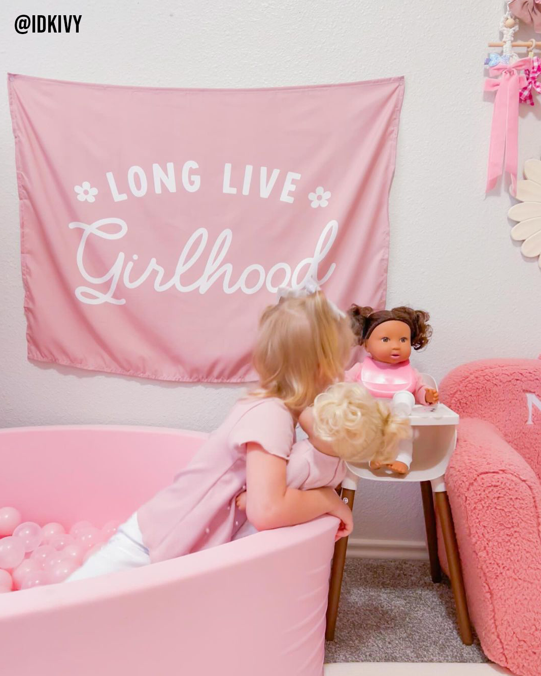 Long Live Girlhood Banner 36x26"