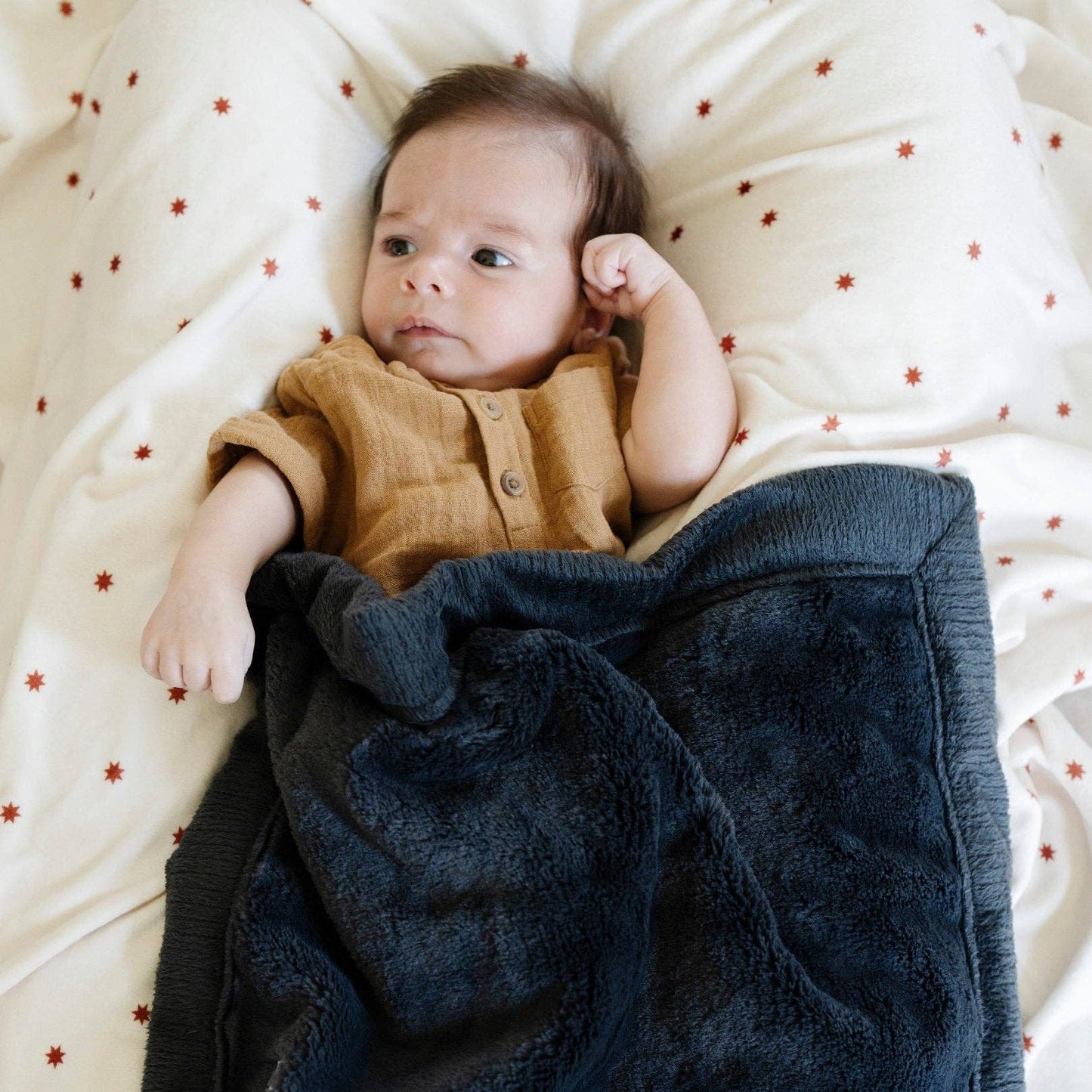 Saranoni - MINKY STRETCH LUXE SWADDLE/BLANKET: Sail Boat