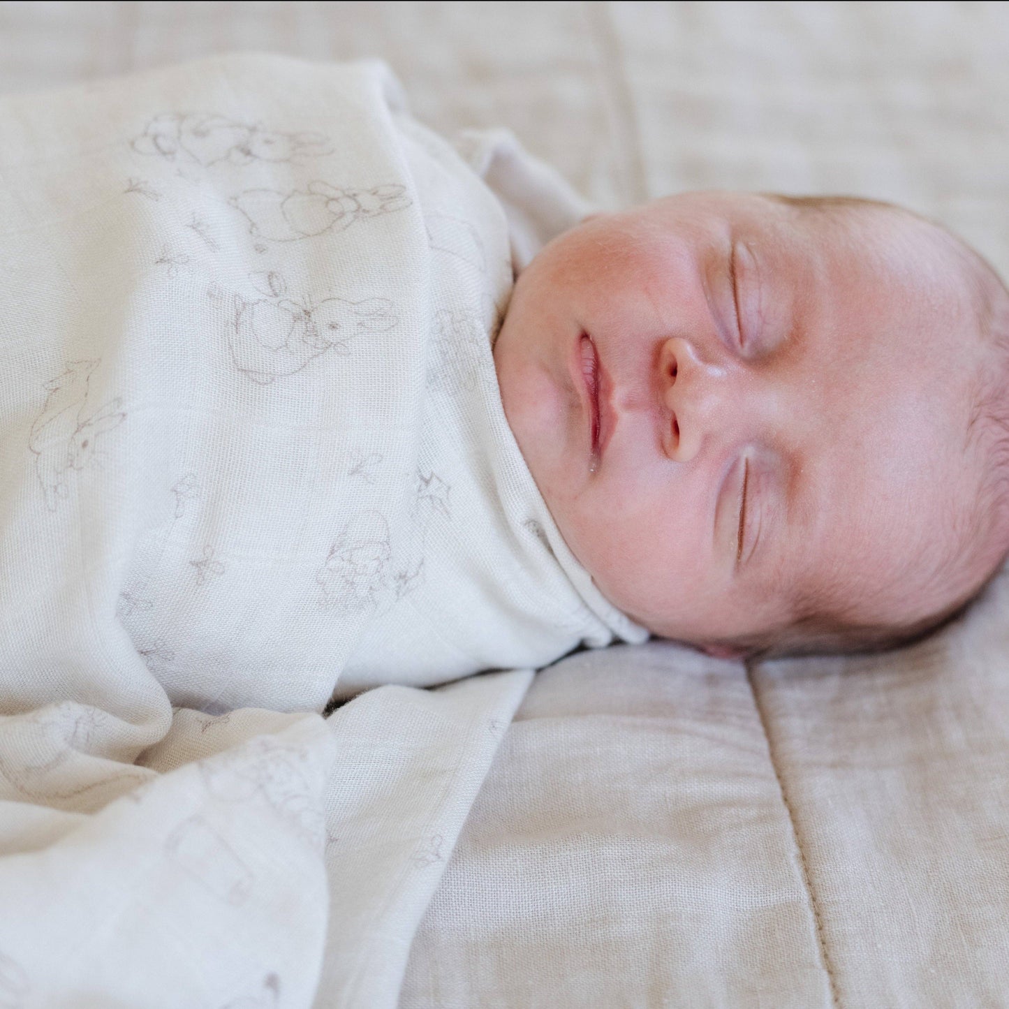 PETER RABBIT™ BAMBOO RAYON MUSLIN 2-PACK SWADDLES: Girl Pack