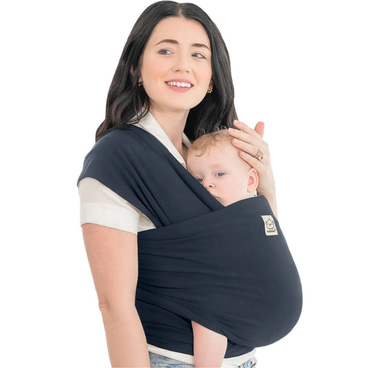 KeaBabies Original Baby Wrap Carrier: Midnight