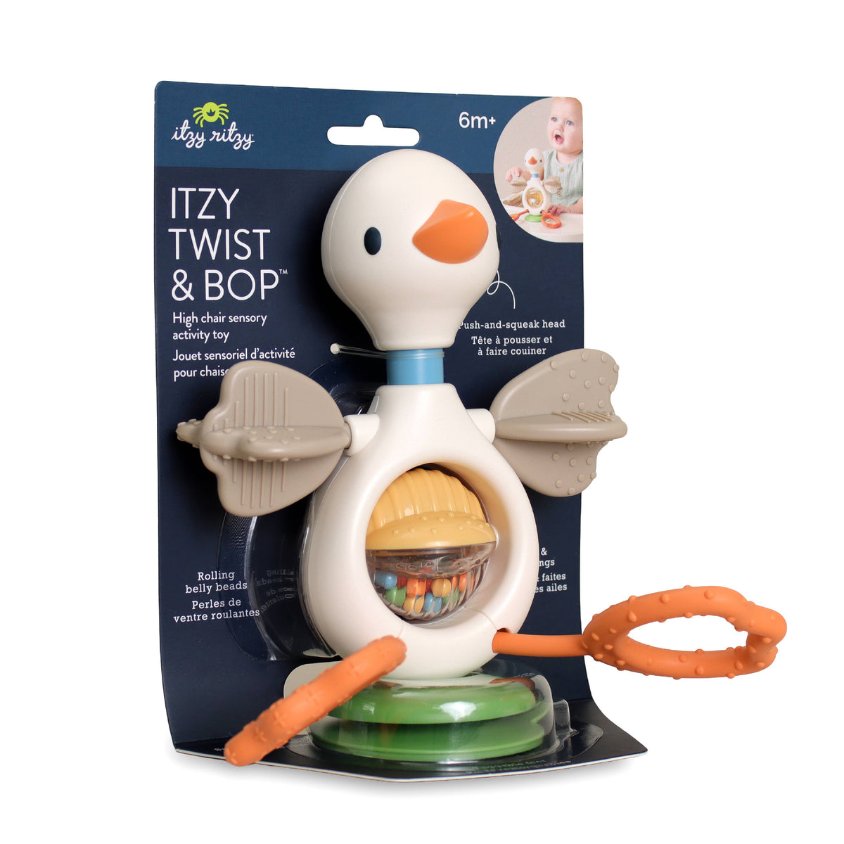 High Chair Sensory Toy Goose