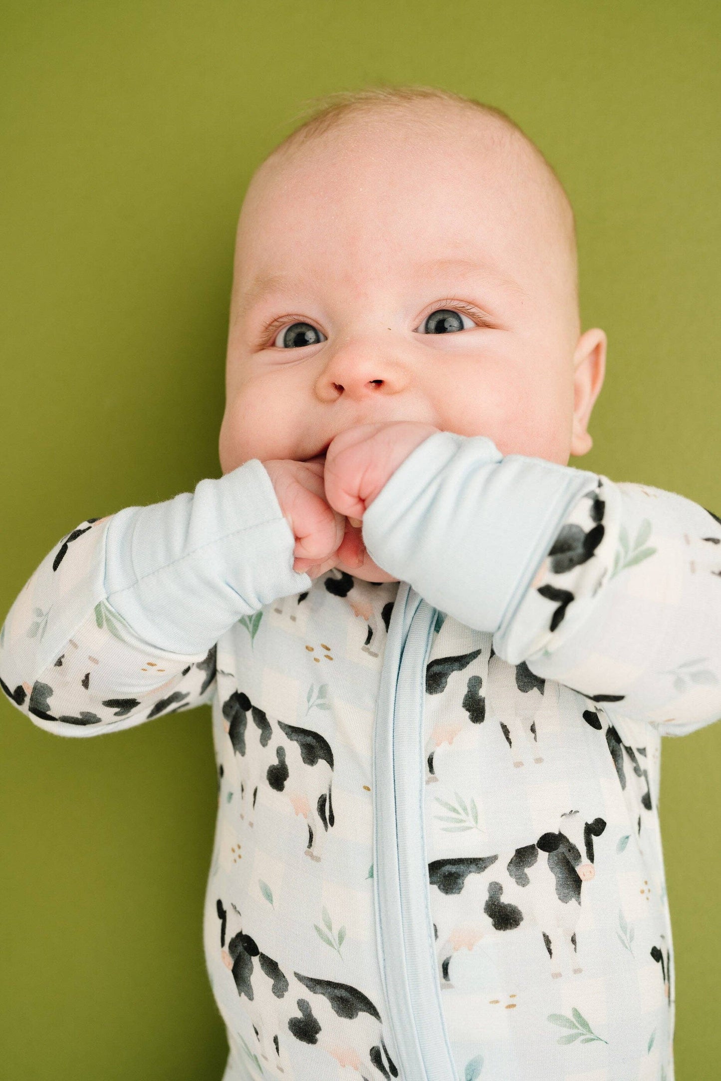 Little One Shop - Dairy Cow Bamboo Sleeper: Preemie