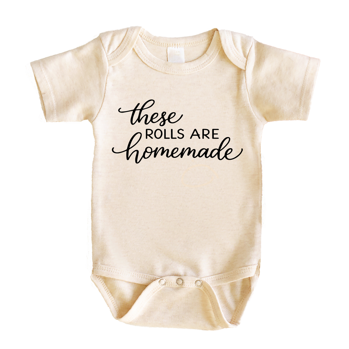 These Rolls are Homemade Baby Onesie