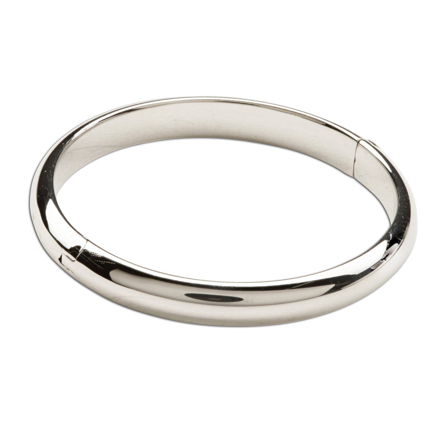 Classic Silver Bangle Bracelet: Small 0-12m