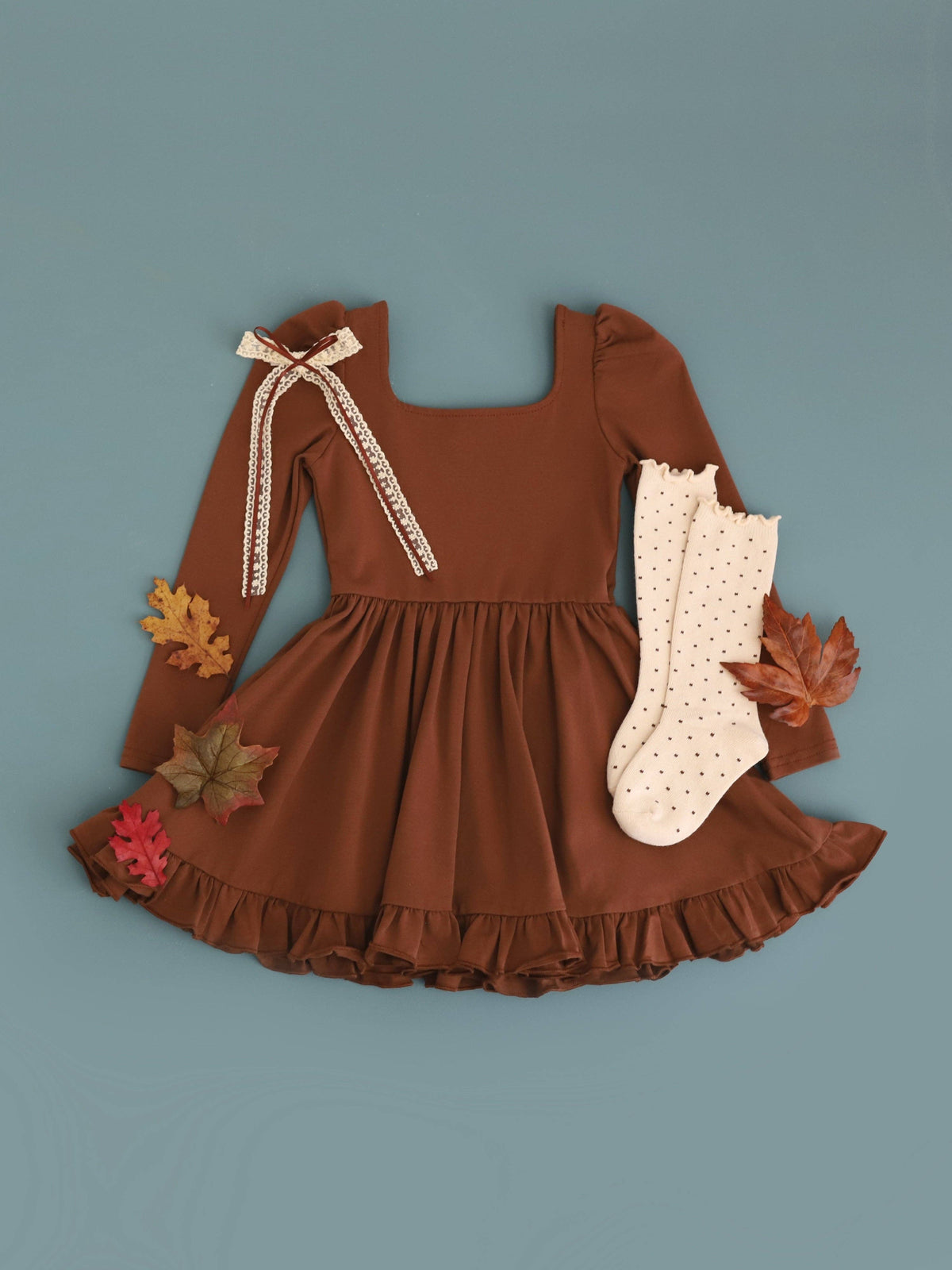 Dottie Knee Socks - Vanilla: 1.5-3 YEARS
