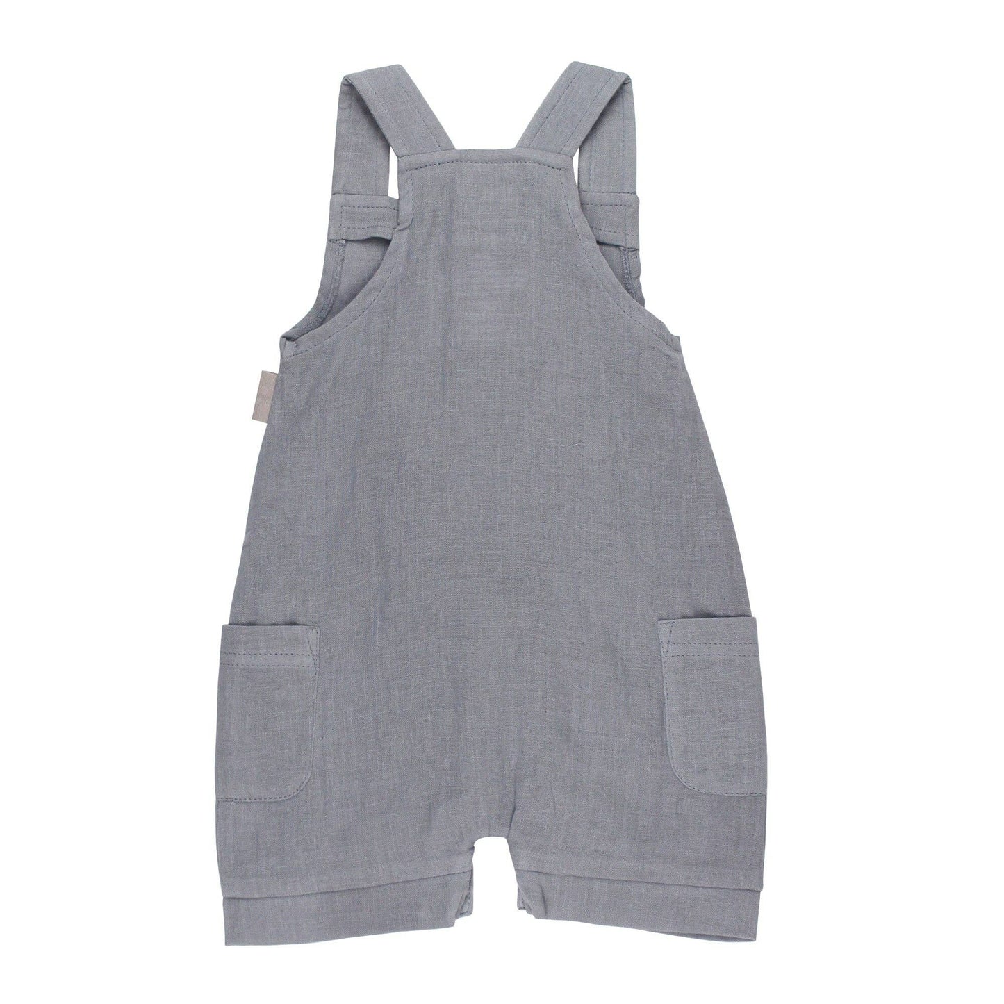 Blueberry | Organic Cuffed Muslin Overall