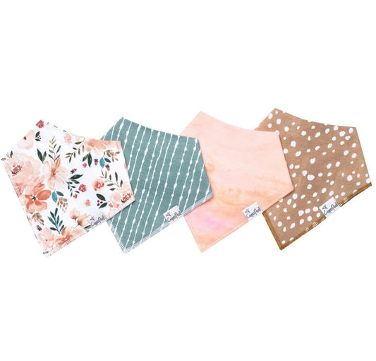 Autumn Bandana Bib Set (4-pack)